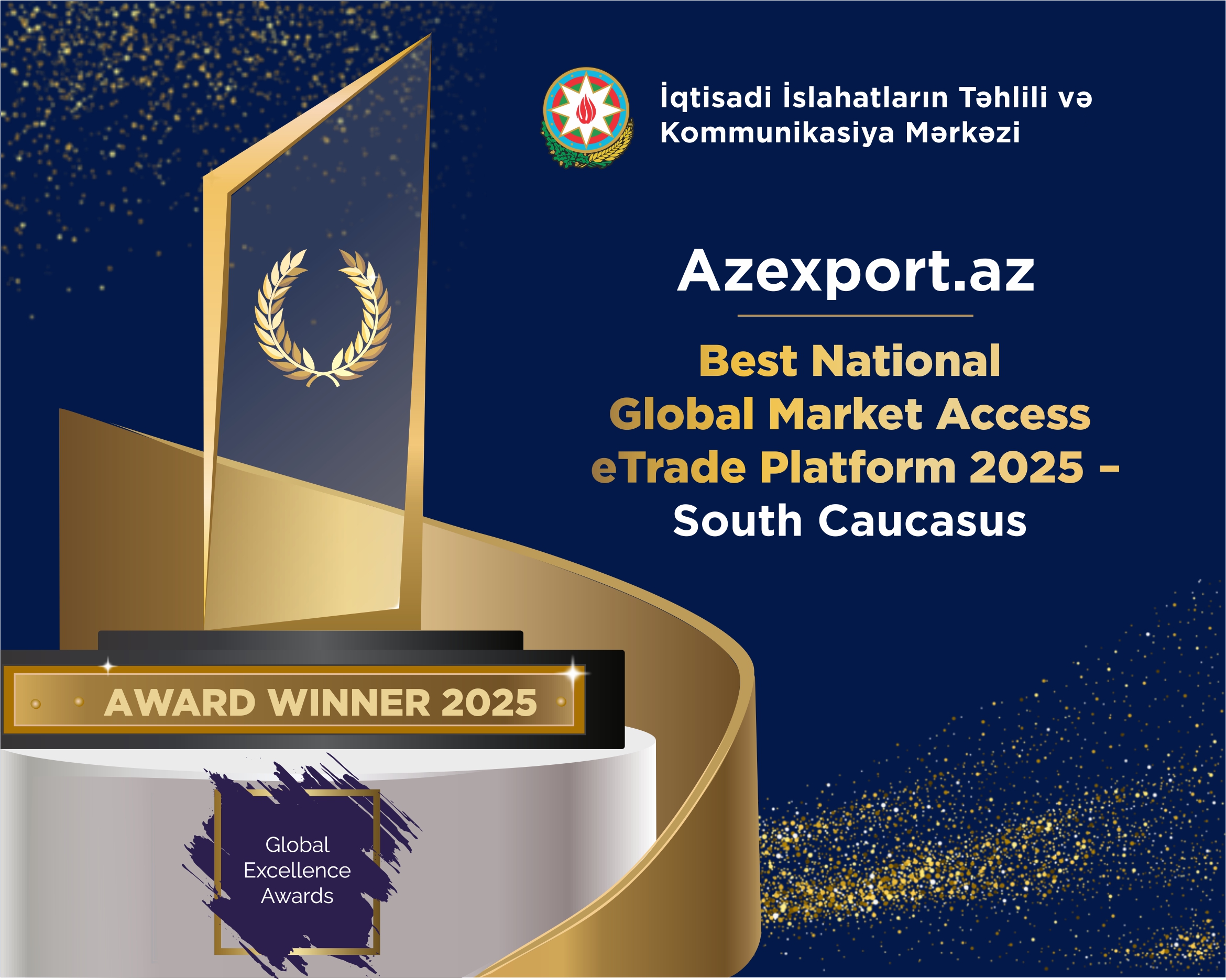 “Azexport” portalı Cənubi Qafqazın ən yaxşı milli elektron ticarət platforması seçilib