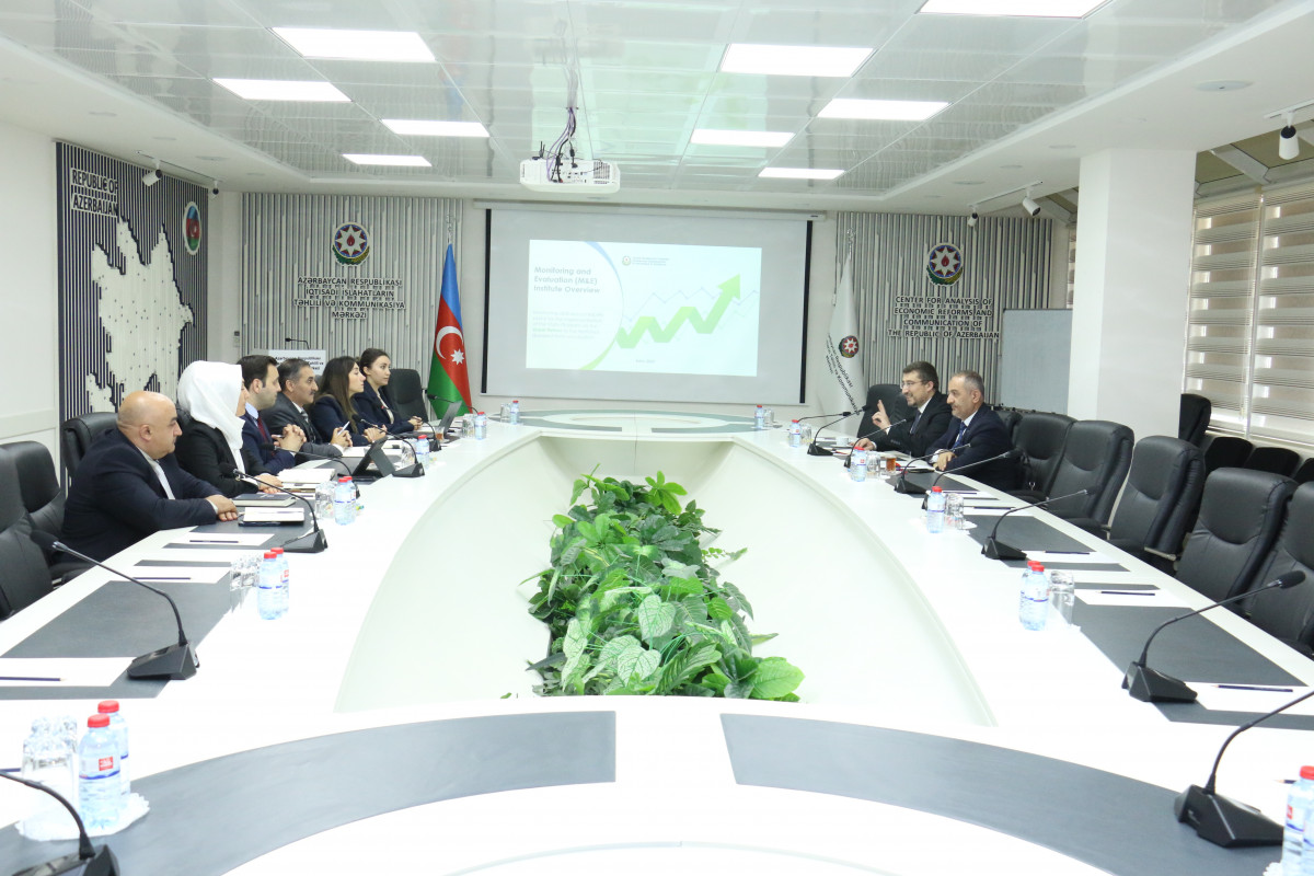 The monitoring and evaluation process implemented by CAERC was presented to the representative of the Turkish Presidential Administration