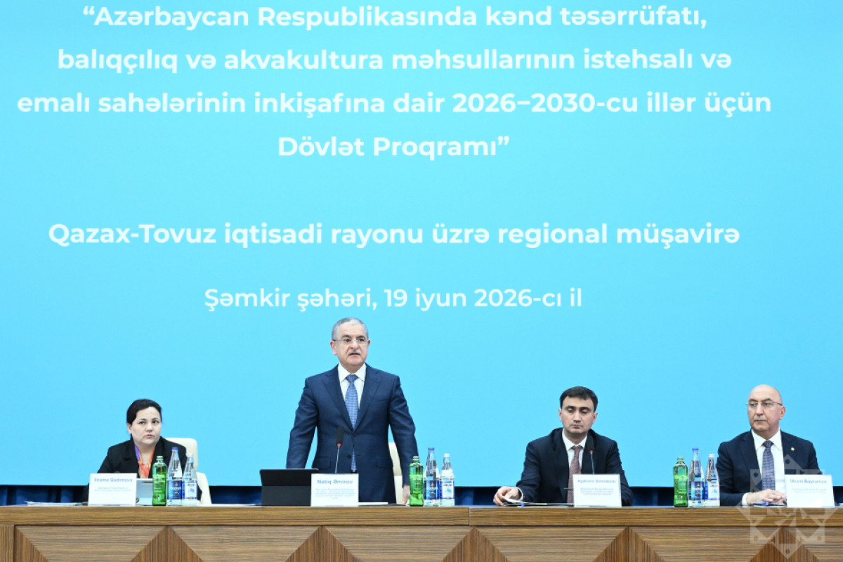 Aqrar sahənin inkişafı üzrə regional müşavirə Qazax-Tovuz iqtisadi rayonunda olub