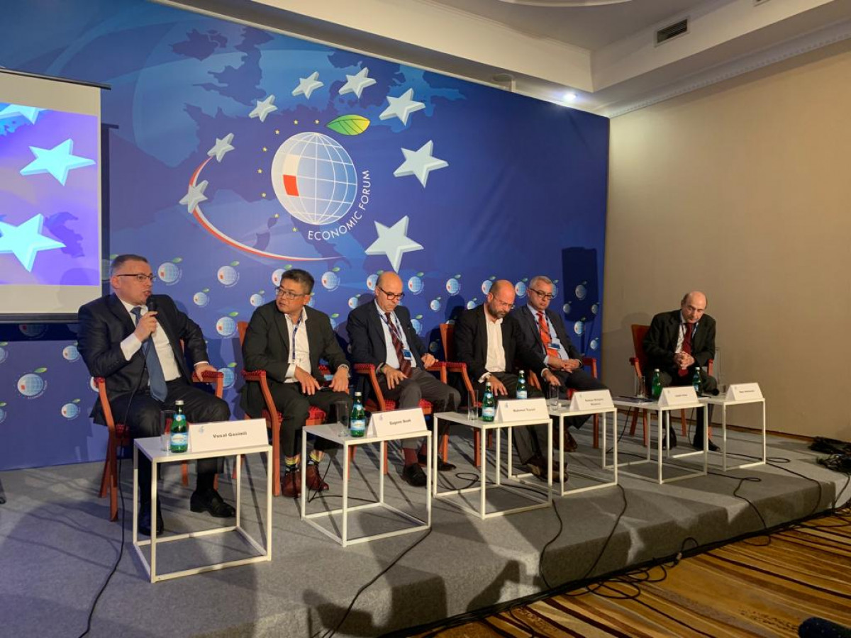 Vusal Gasimli spoke at the 32nd Economic Forum in Poland