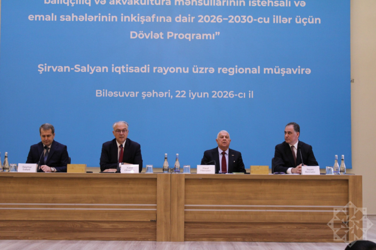 Aqrar sahənin 2026–2030-cu illər üzrə inkişaf prioritetlərinə dair regional müşavirələr Şirvan-Salyan və Naxçıvan iqtisadi rayonlarında davam edib