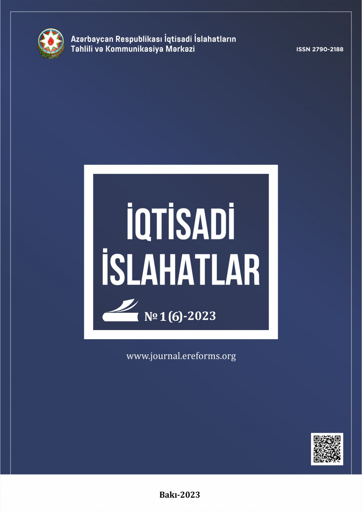 “İqtisadi islahatlar” elmi-analitik jurnalının altıncı sayı nəşr olunub