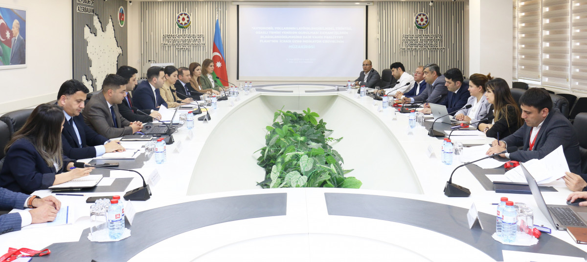 İİTKM-də avtomobil yollarında görülən işlərin əlaqələndirilməsinə dair Vahid Fəaliyyət Planı ilə bağlı görüş keçirilib