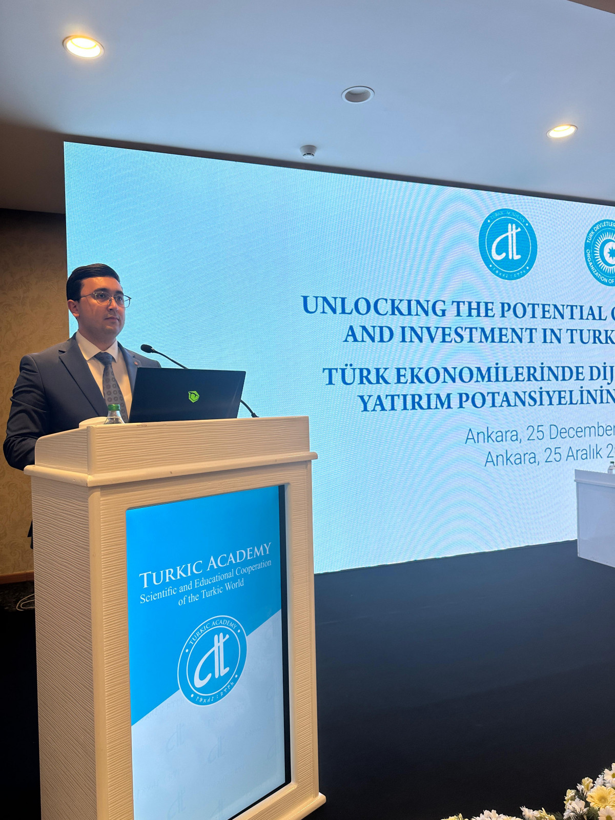 Representative of CAERC spoke at the presentation of the "Turkic Economies - 2023" report in Ankara