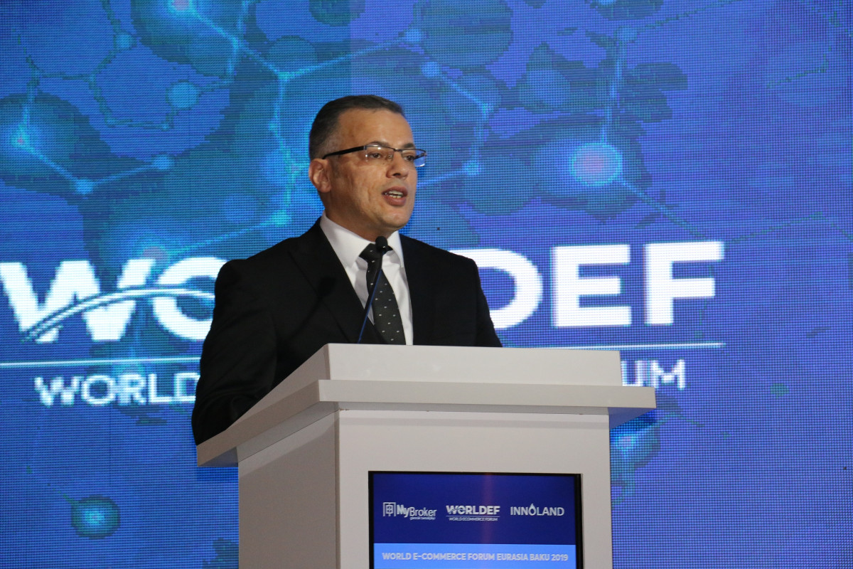 Vüsal Qasımlı “World E-Commerce Eurasia 2019” Baku Forumunda çıxış edib