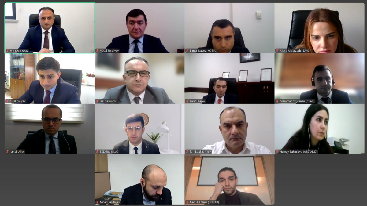Ekoloji, sosial və korporativ idarəetmə standartları üzrə alt-qrupunun növbəti iclası keçirilib