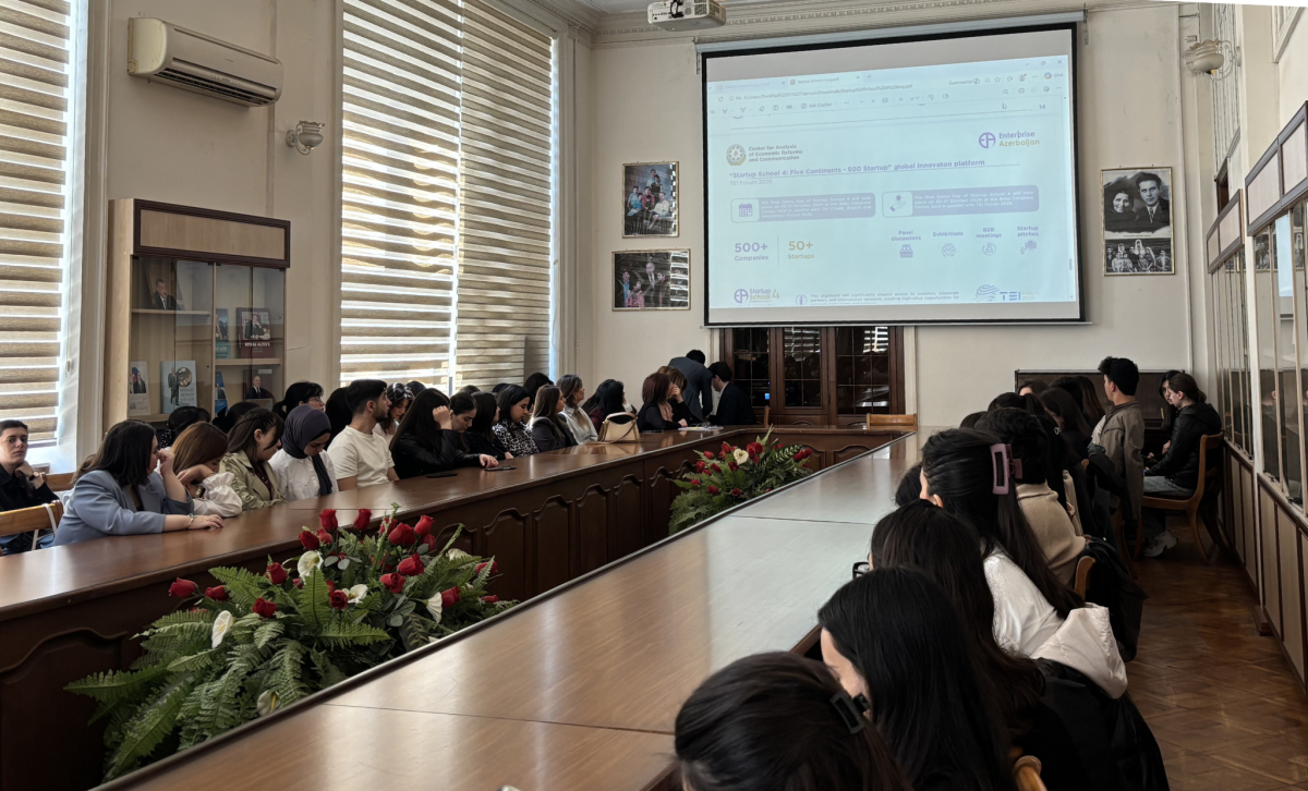 The “Enterprise Azerbaijan” Portal Presented the “Startup School 4” Project at ASPU