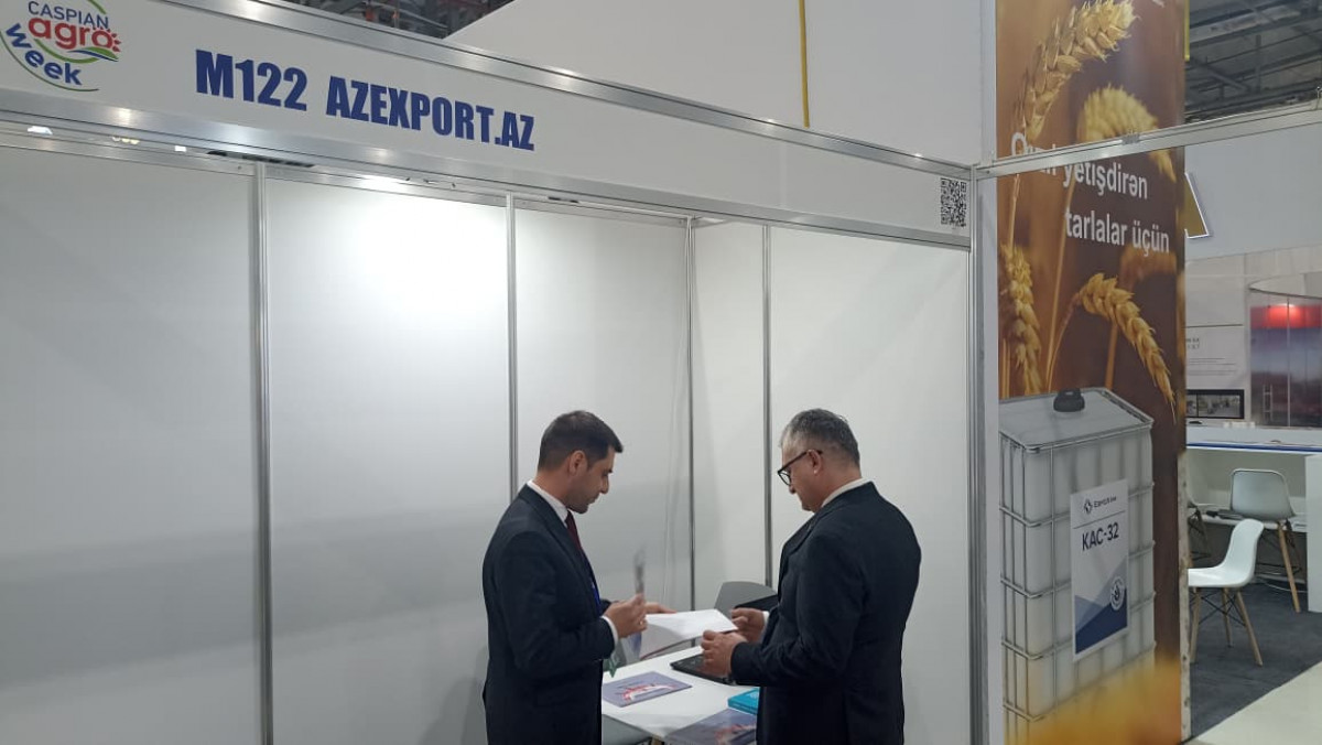 “Azexport” portalı “Caspian Agro Week” və “InterFood Azerbaijan” sərgilərində iştirak edir
