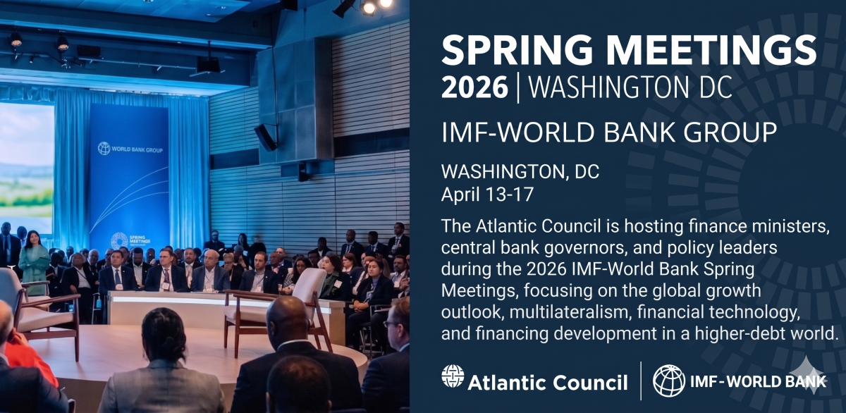 CAERC representative participates in "Atlantic Council IMF - World Bank Week" events