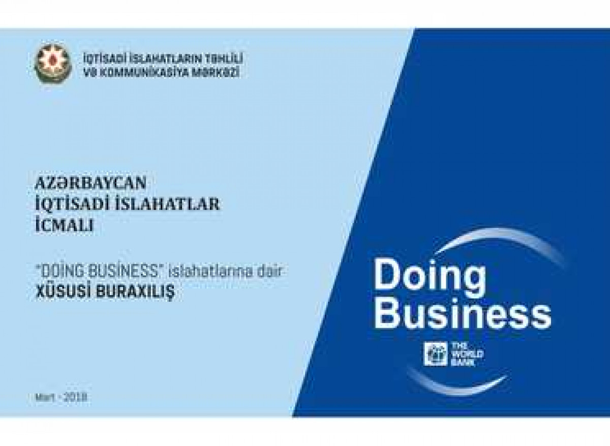 Azerbaijan Economic Reforms Analysis and Communication Center (CAERC) has published a book on “Doing Business” reforms