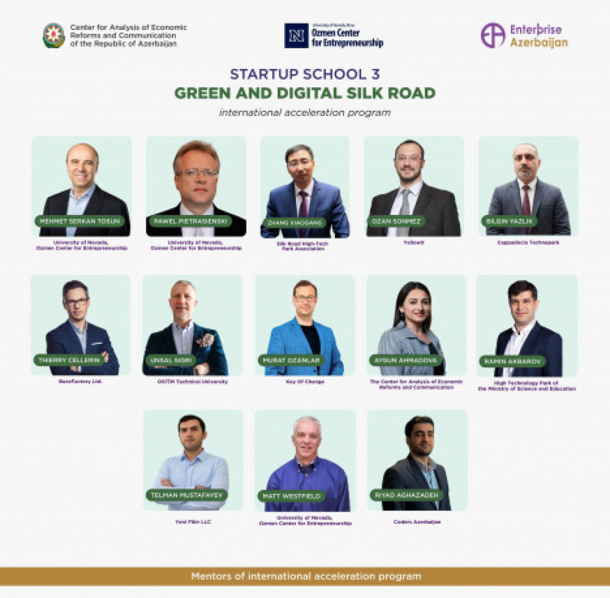“Startup School 3” layihəsinə yeni beynəlxalq mütəxəssislər cəlb olunub