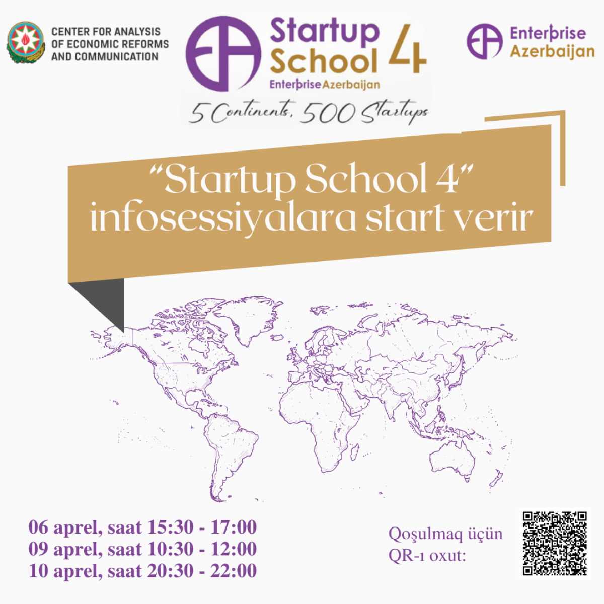 The info sessions for the "Startup School 4" project of the "Enterprise Azerbaijan" portal are starting