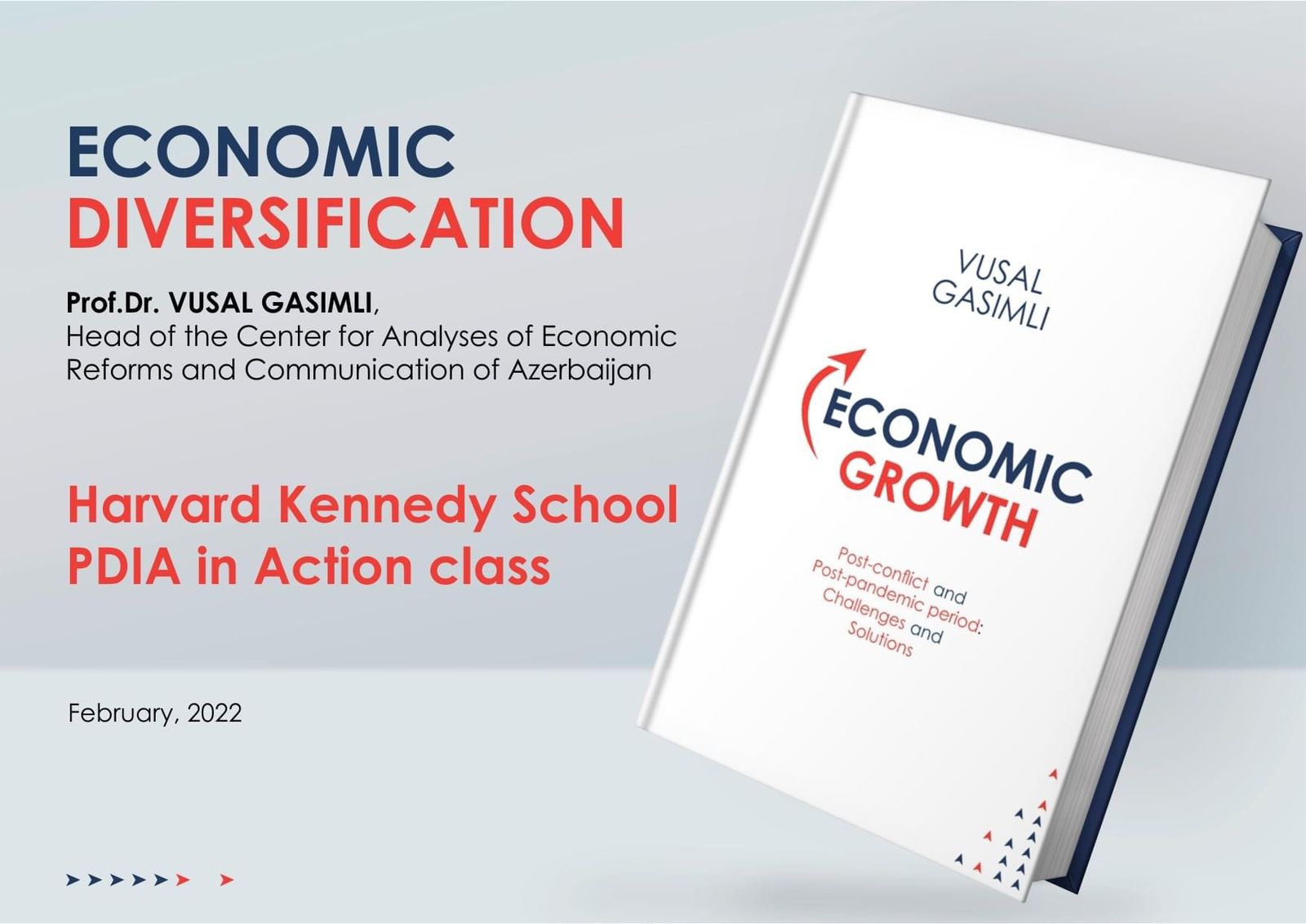 Vusal Gasimli, Executive Director of CAERC has gave a lecture at Harvard University