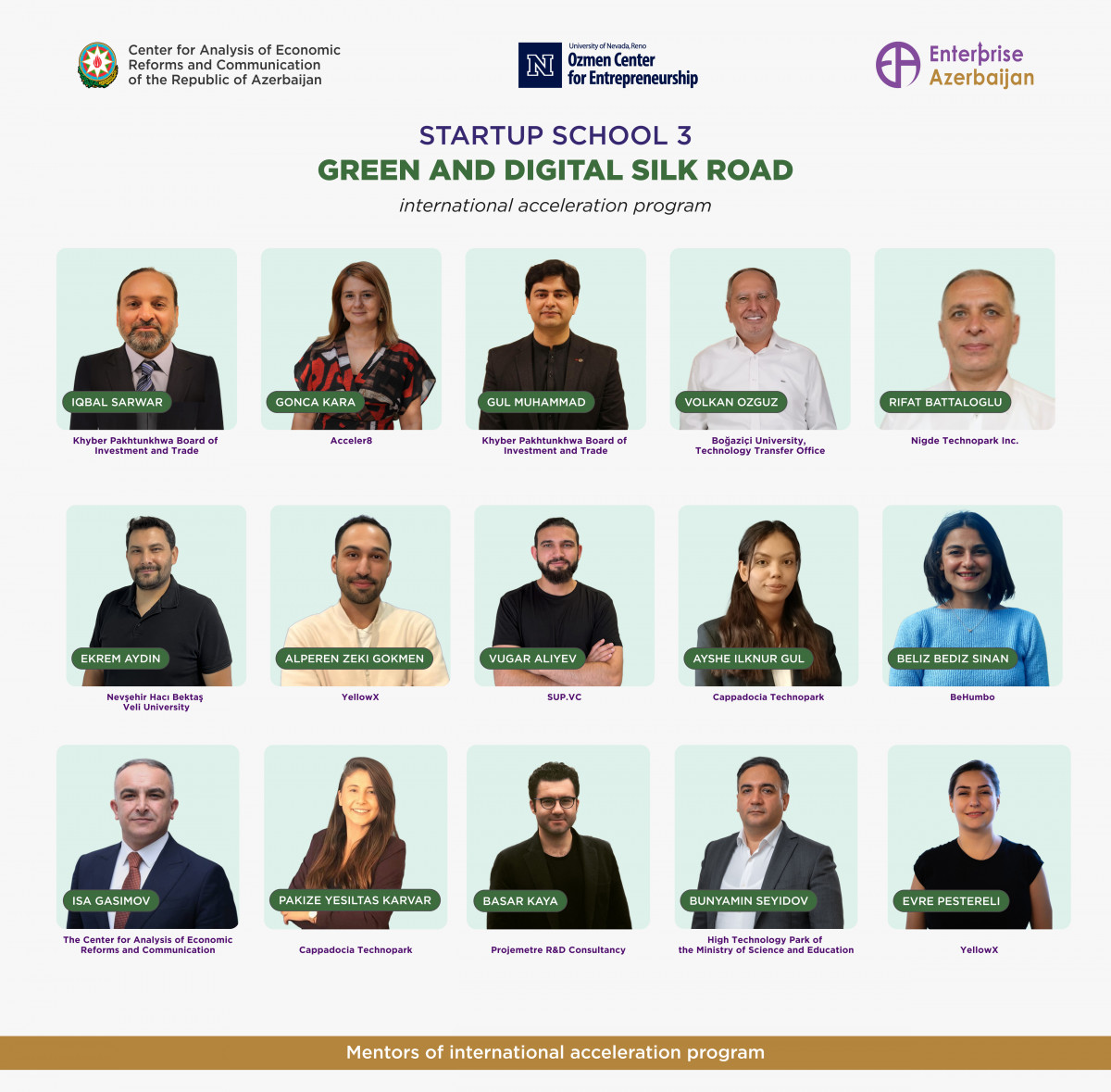 The individual mentorship stage has started in the “Startup School 3” project of the “Enterprise Azerbaijan” portal