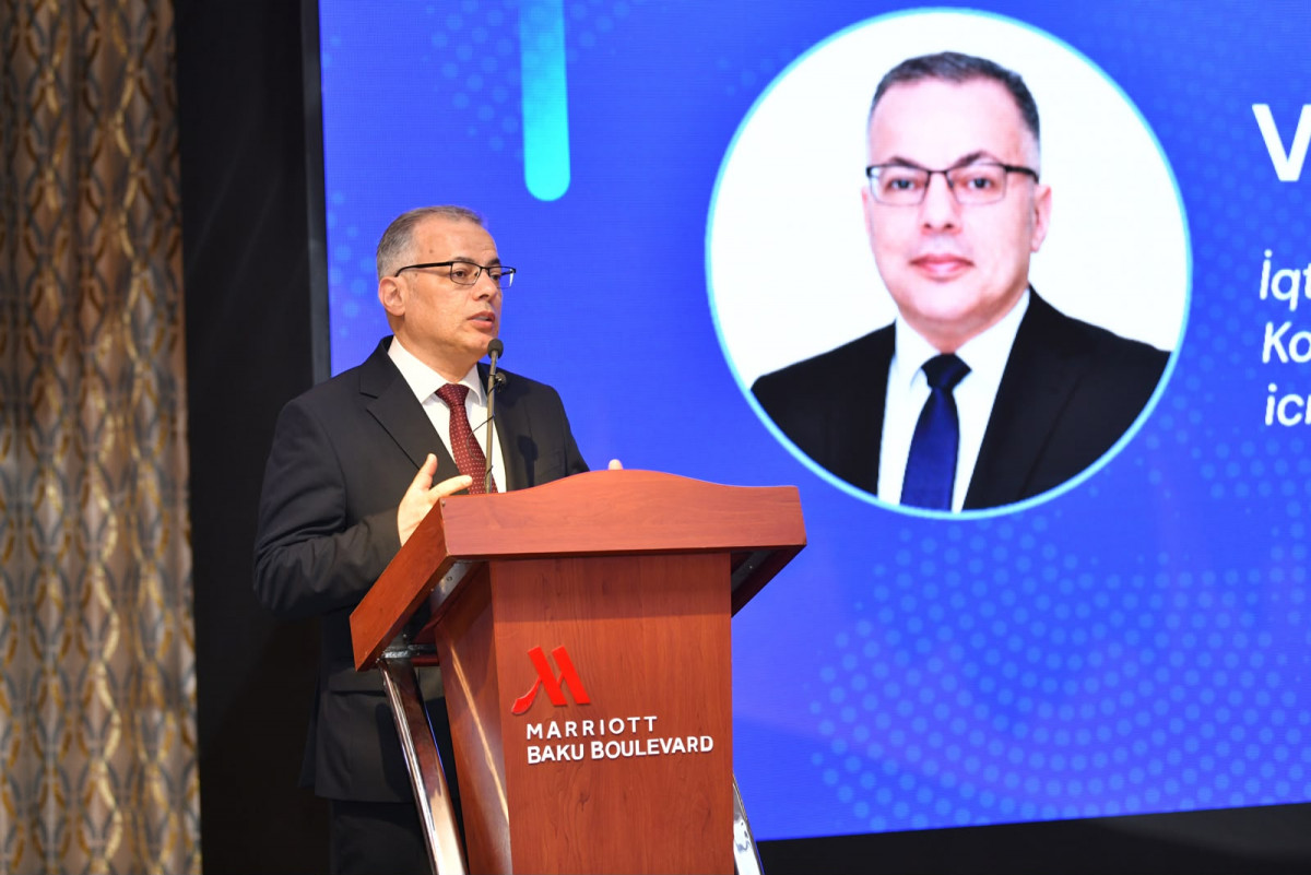 Vüsal Qasımlı “Bir Pəncərə” Rəqəmsal Logistika Platformasının təqdimat mərasimində çıxış edib