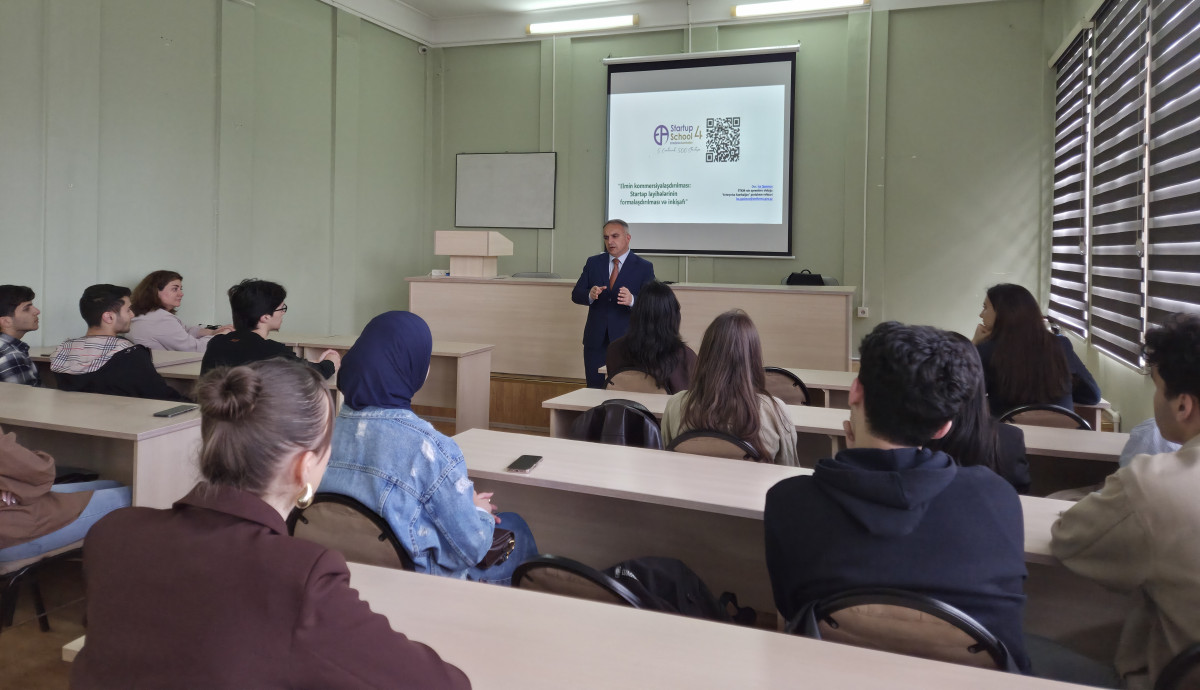 “Enterprise Azerbaijan” portalının “Startup School 4” layihəsi çərçivəsində ATU-da təlim keçirilib
