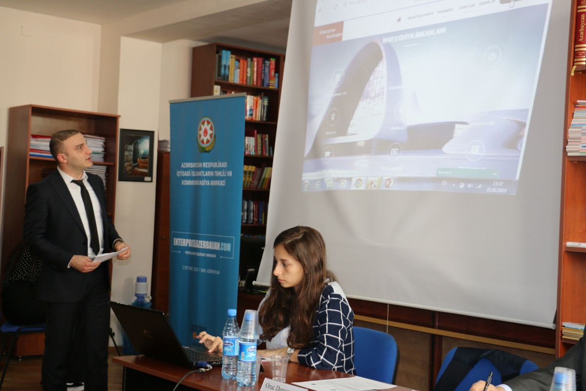 EnterpriseAzerbaijan.com portalı tələbə startapçılarla təlimlərə başladı