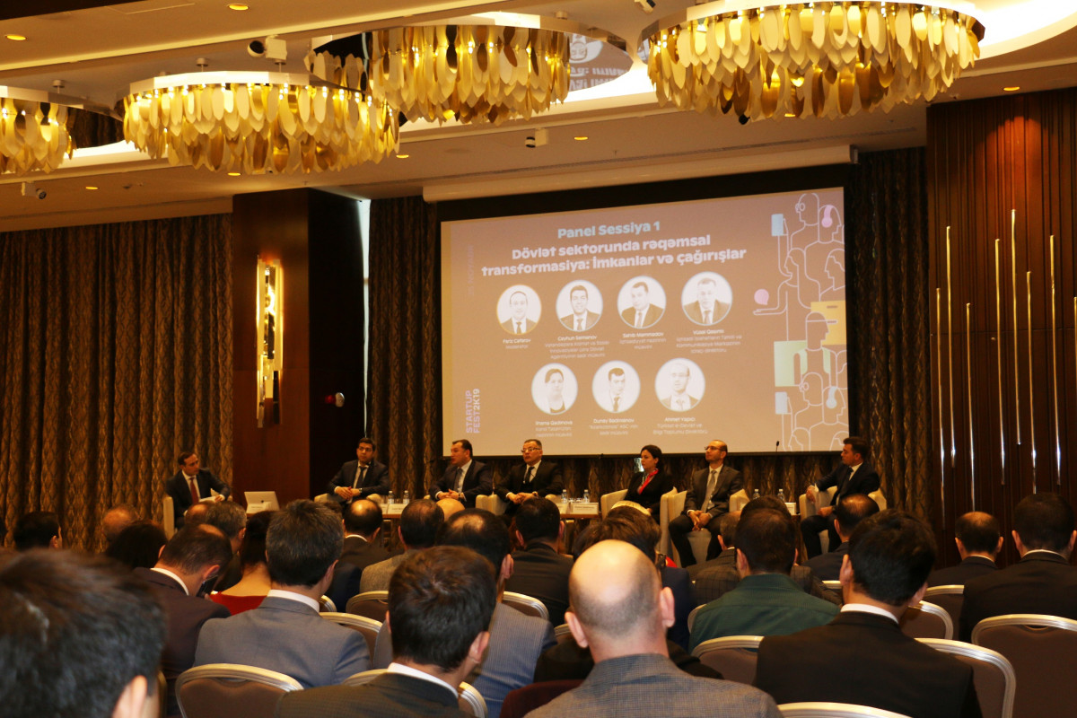 İİTKM-in icraçı direktoru Vüsal Qasımlının "Startup Fest 2019" tədbirindəki çıxışı