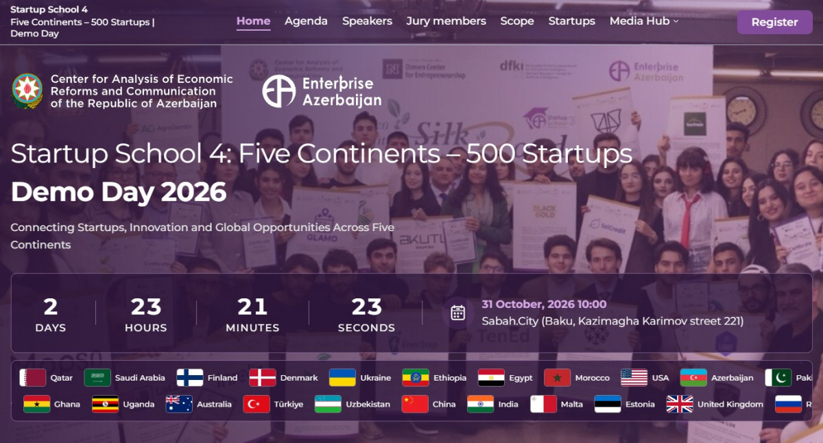 Finala 2 gün qaldı: “Enterprise Azerbaijan” portalı 70-dən artıq startapı investorlara təqdim edəcək