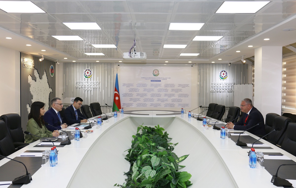 Vusal Gasimli met with the vice president of the International Turkic Academy