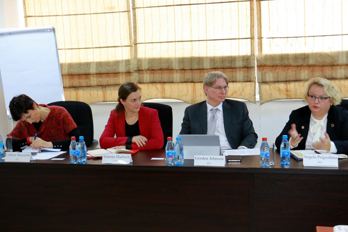 Vüsal Qasımlı Beynəlxalq Maliyyə Korporasiyasının nümayəndələrini qəbul edib