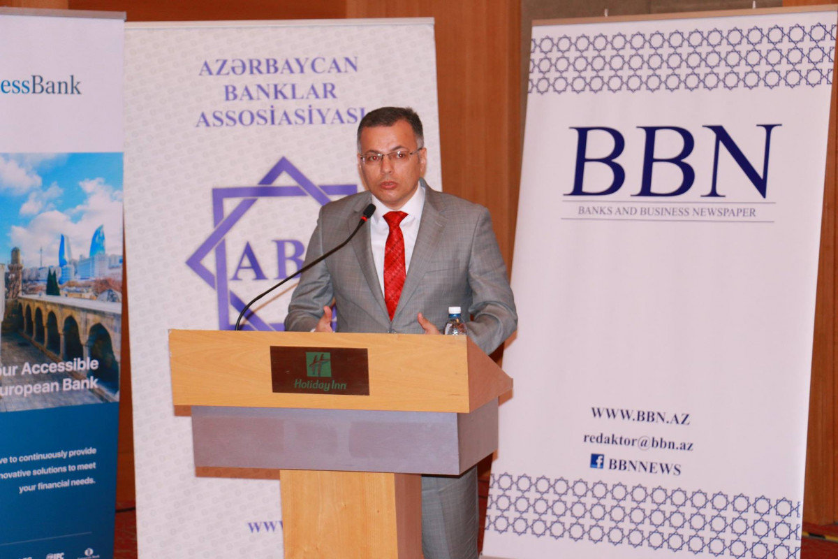 Executive Director of CAERC Vusal Gasimli Delivers Opening Speech at a Conference Organized by the Azerbaijan Banks Association