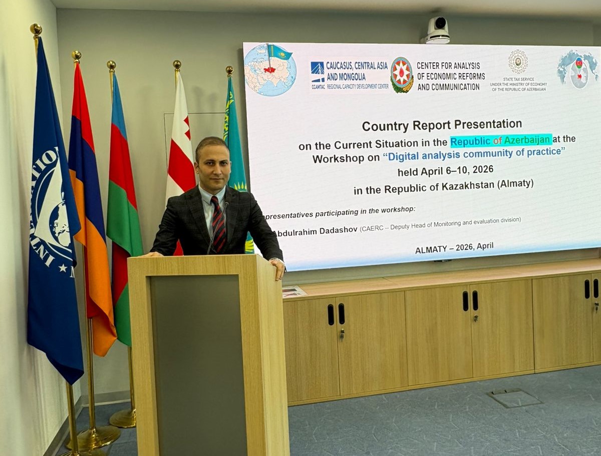 CAERC representative addressed an international seminar on tax administration