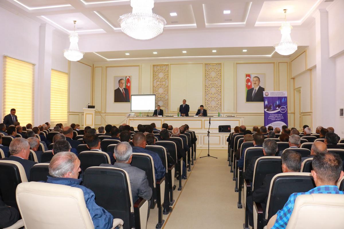Regional Public Discussion on “Economic Reforms in Azerbaijan: Achievements and Prospects” Held in Aghdam