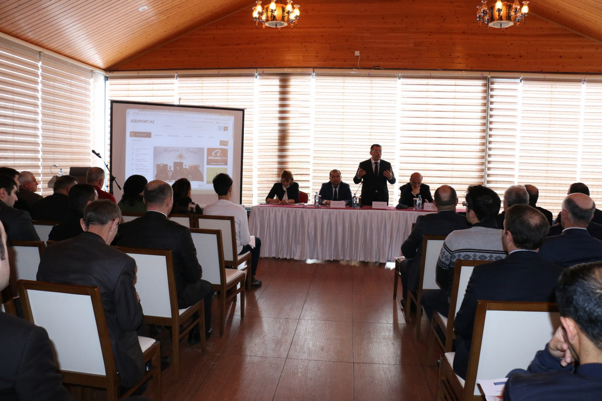 Azexport.az Şəkidə sahibkarlara təqdim olundu