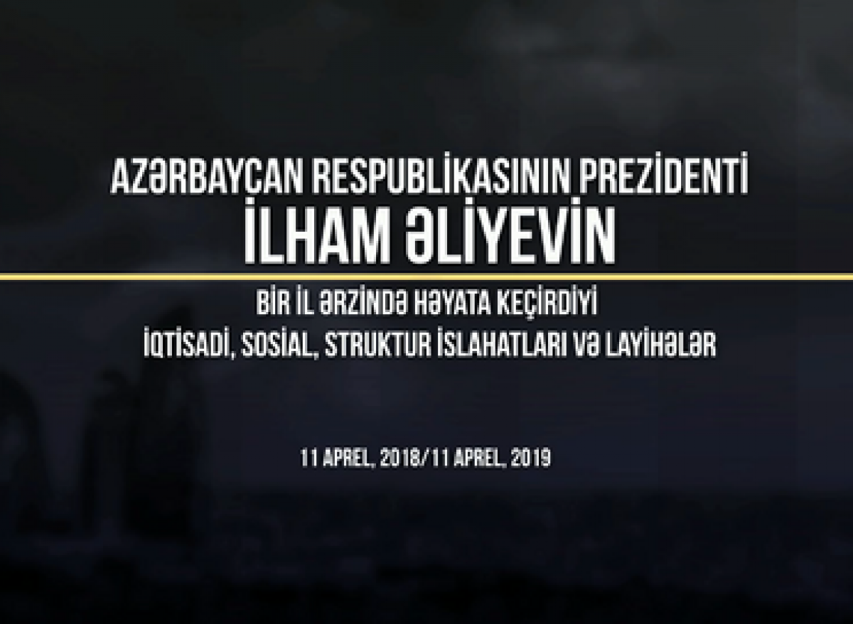 Möhtəşəm bir il: Prezident İlham Əliyevin uğurlu iqtisadi siyasətinə həsr olunan “Video icmal”