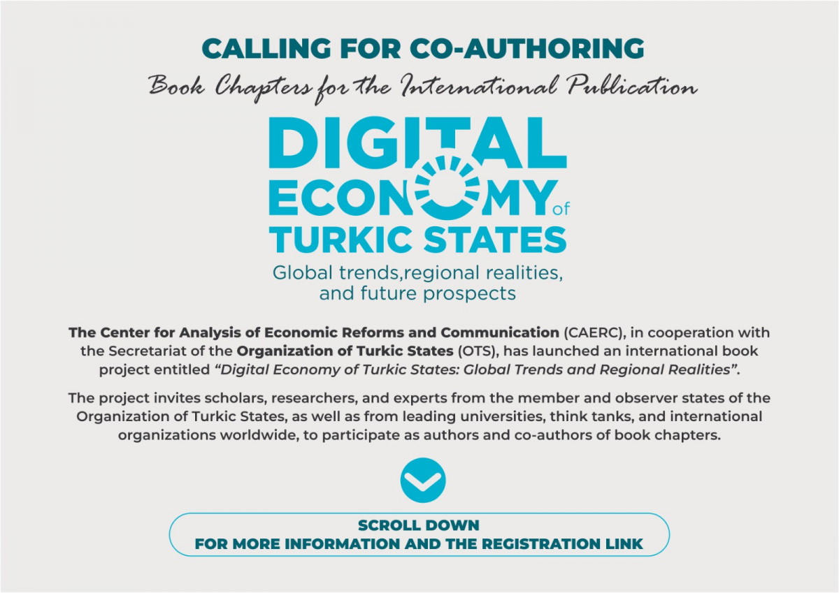 CAERC has launched an international book project dedicated to the digital economy of Turkic states