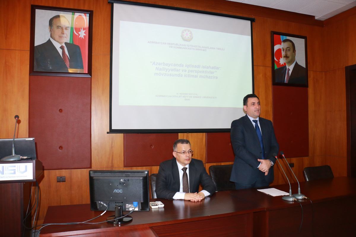 CAERC Holds Public Lecture at Azerbaijan State University of Oil and Industry