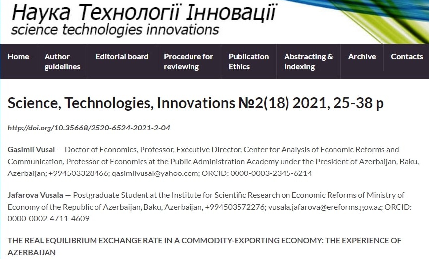 The Article Written by Azerbaijani Scientists Was Published in Influential Foreign Magazine