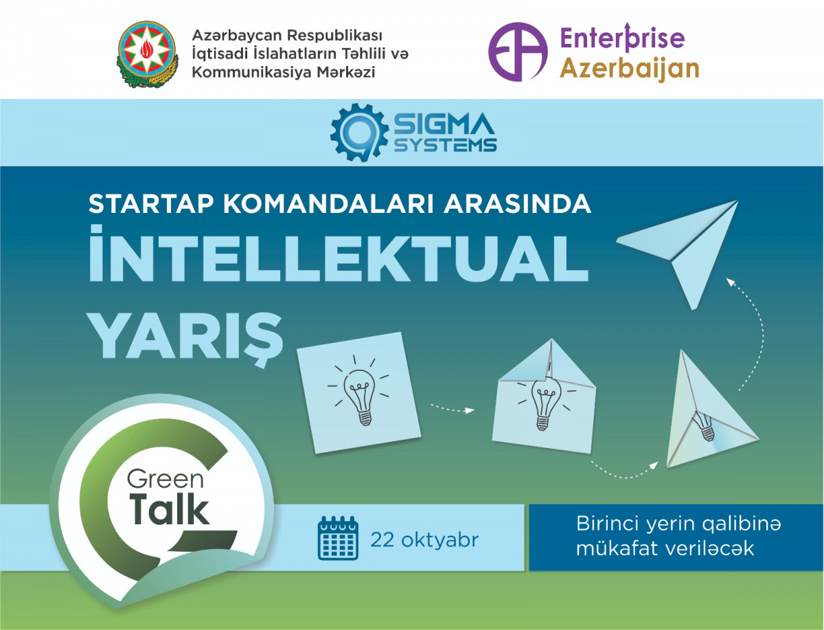 “Enterprise Azerbaijan” portalı startap komandaları arasında intellektual yarış keçirəcək