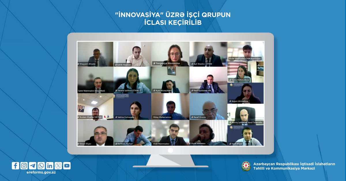 The next meeting of the "Innovation" Working Group was held