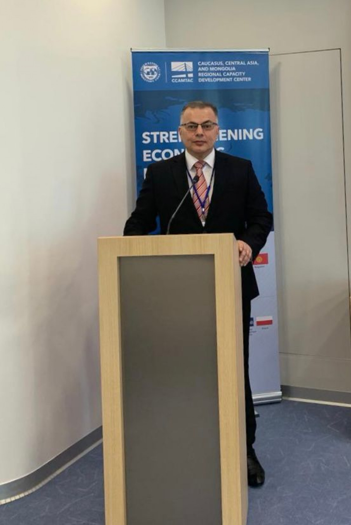 Vusal Gasimli   spoke about fiscal reforms at the event of  International Monetary Fund