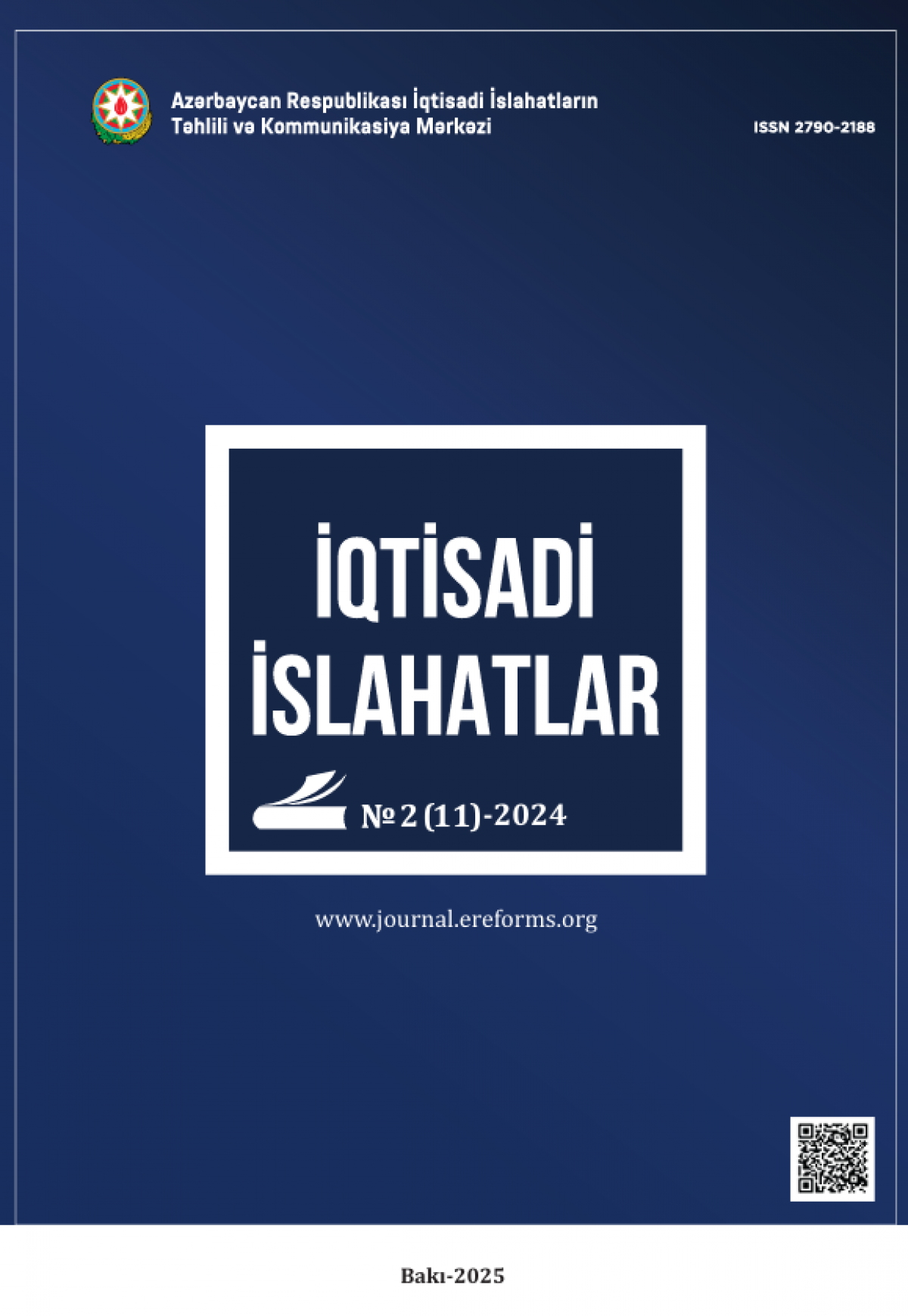 “İqtisadi islahatlar” jurnalı “RePEc” biblioqrafik məlumat bazasına daxil olub