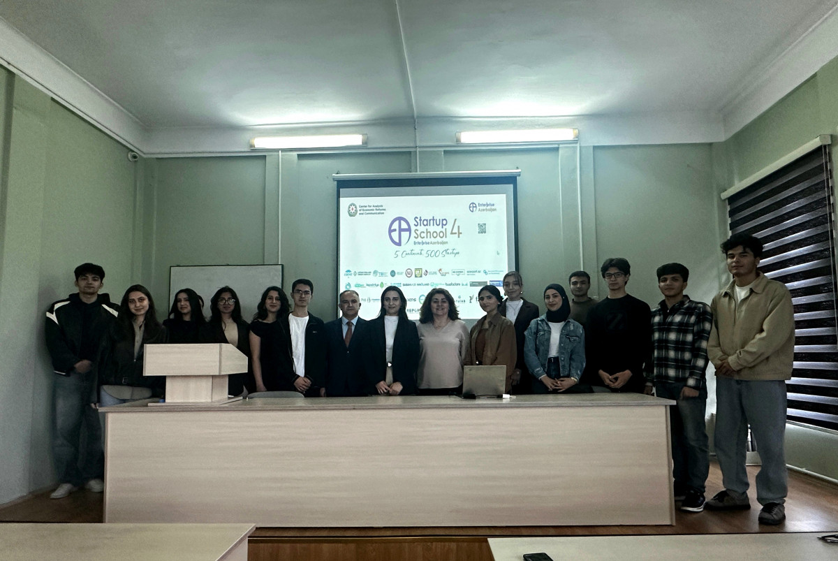“Enterprise Azerbaijan” portalının “Startup School 4” layihəsi çərçivəsində ATU-da təlim keçirilib