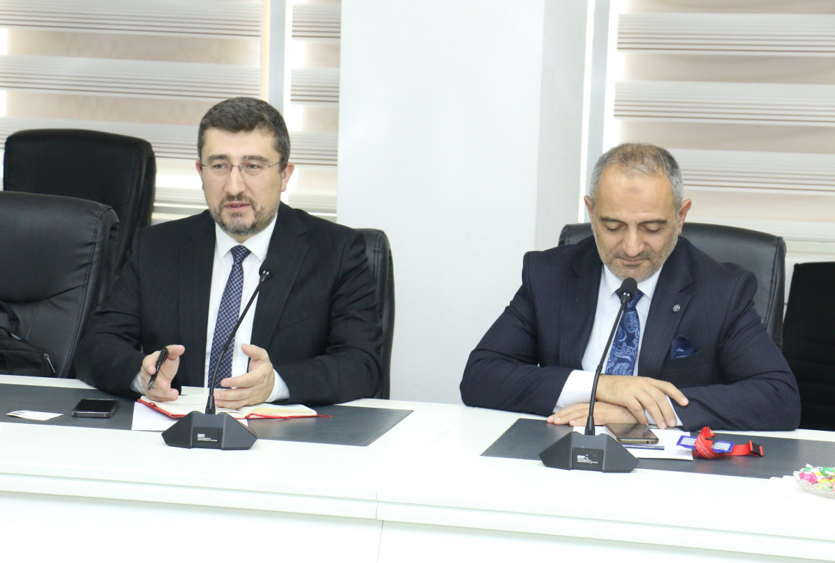 The monitoring and evaluation process implemented by CAERC was presented to the representative of the Turkish Presidential Administration