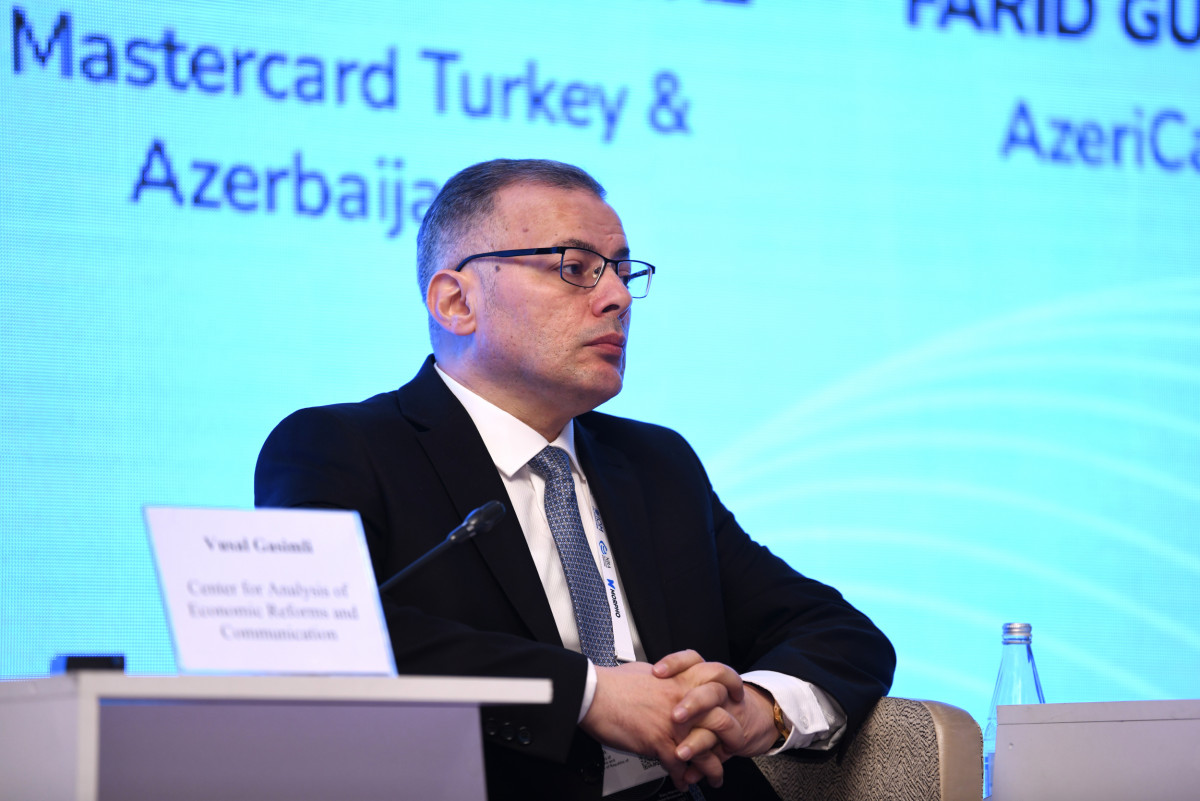 Vusal Gasimli spoke at the opening of the VII International Banking Forum