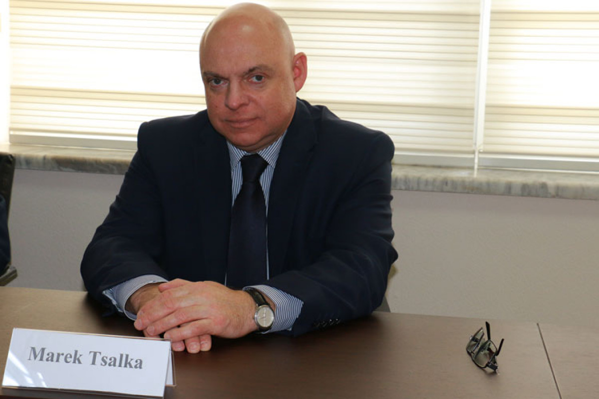 Vüsal Qasımlı Polşa səfirini qəbul edib