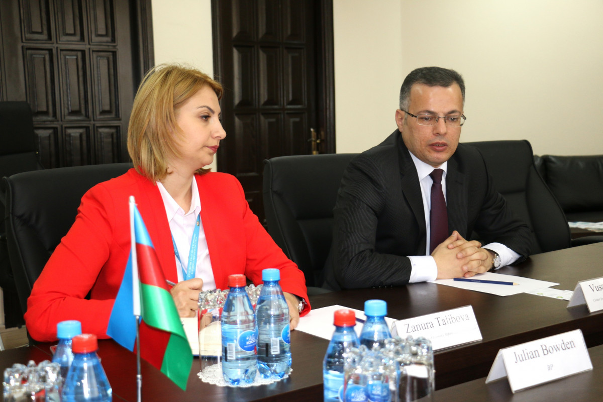 Vusal Gasimli Meets with BP Delegation