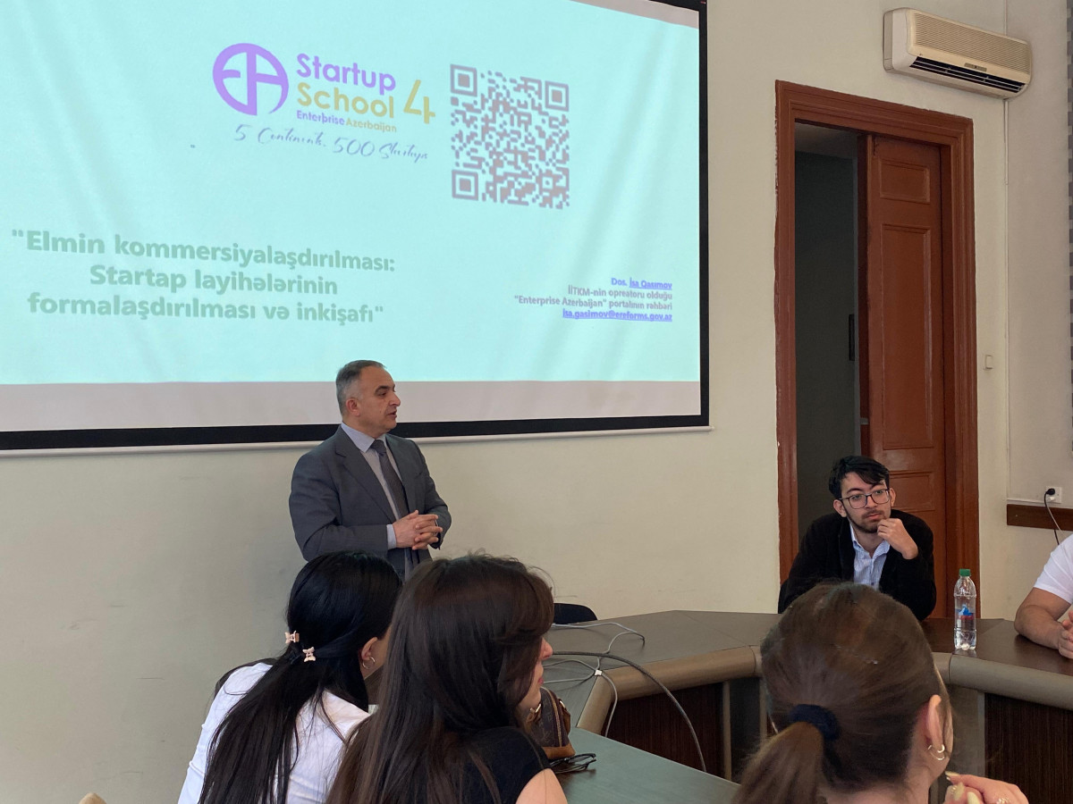 “Enterprise Azerbaijan” portalının “Startup School 4” layihəsi DİA-da təqdim olundu
