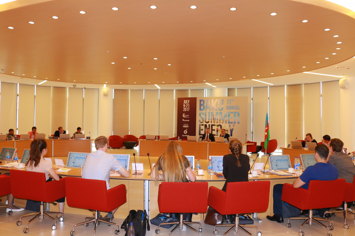 Vüsal Qasımlı Yay Enerji Məktəbində məruzə etdi