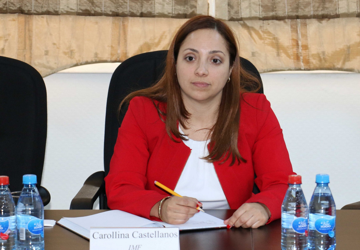 Vüsal Qasımlı Beynəlxalq Valyuta Fondunun ekspertini qəbul edib