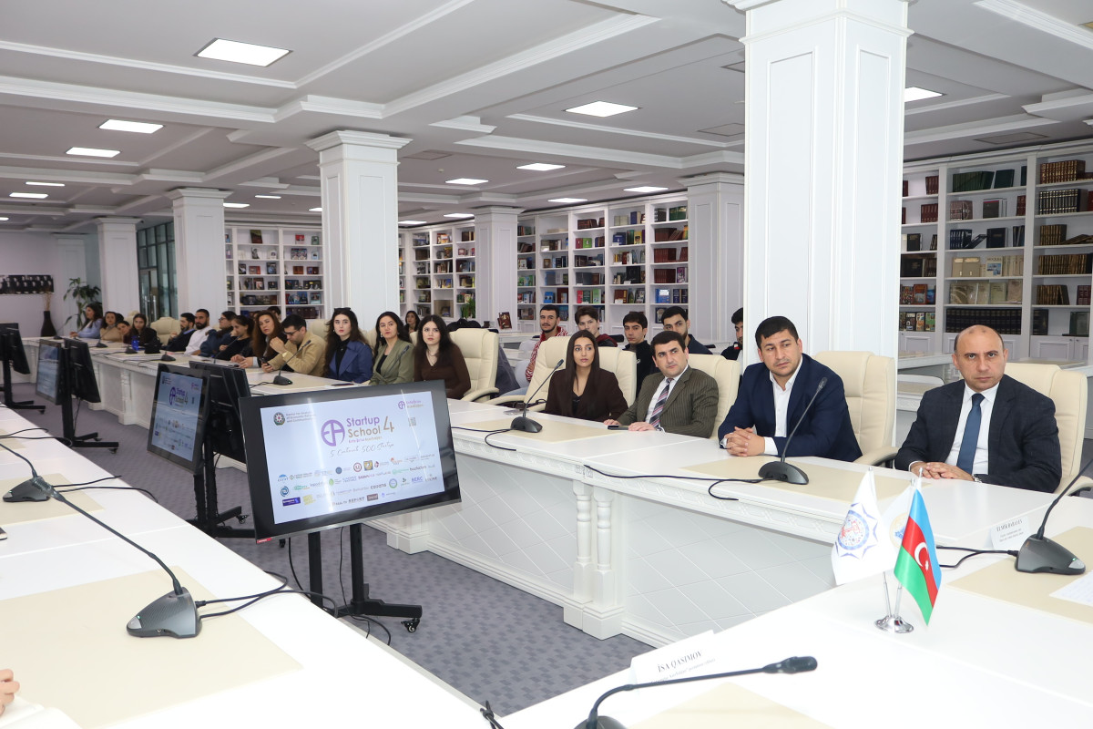 “Enterprise Azerbaijan” portalının “Startup School 4” proqramı çərçivəsində AMEA-da təlim və infosessiya keçirilib