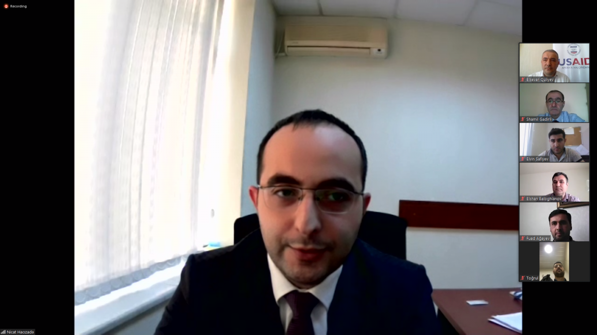 “Avropa və Şimali Amerika bazarlarına qida məhsullarının ixracında müasir tələblər” mövzusunda vebinar keçirilib