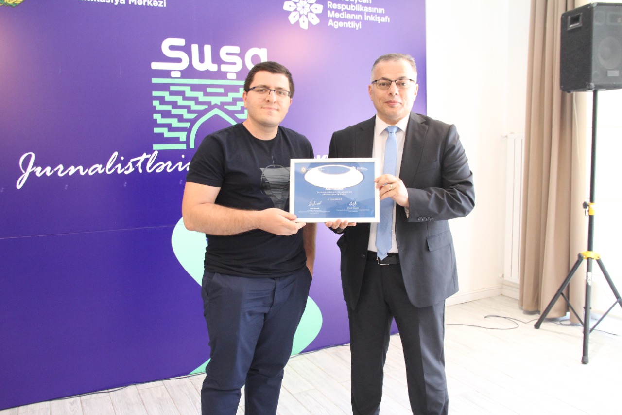 The two-day training for journalists in Shusha has ended