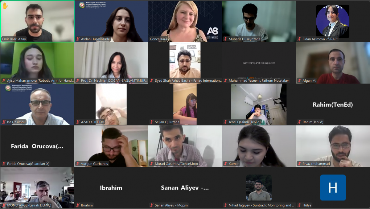 "Enterprise Azerbaijan" portalının “Startup School 3” layihəsinin növbəti təlimi “Yaşıl iqtisadiyyat və təsirli startap” mövzusunda olub