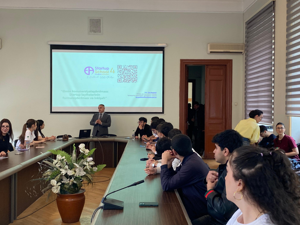 “Enterprise Azerbaijan” portalının “Startup School 4” layihəsi DİA-da təqdim olundu
